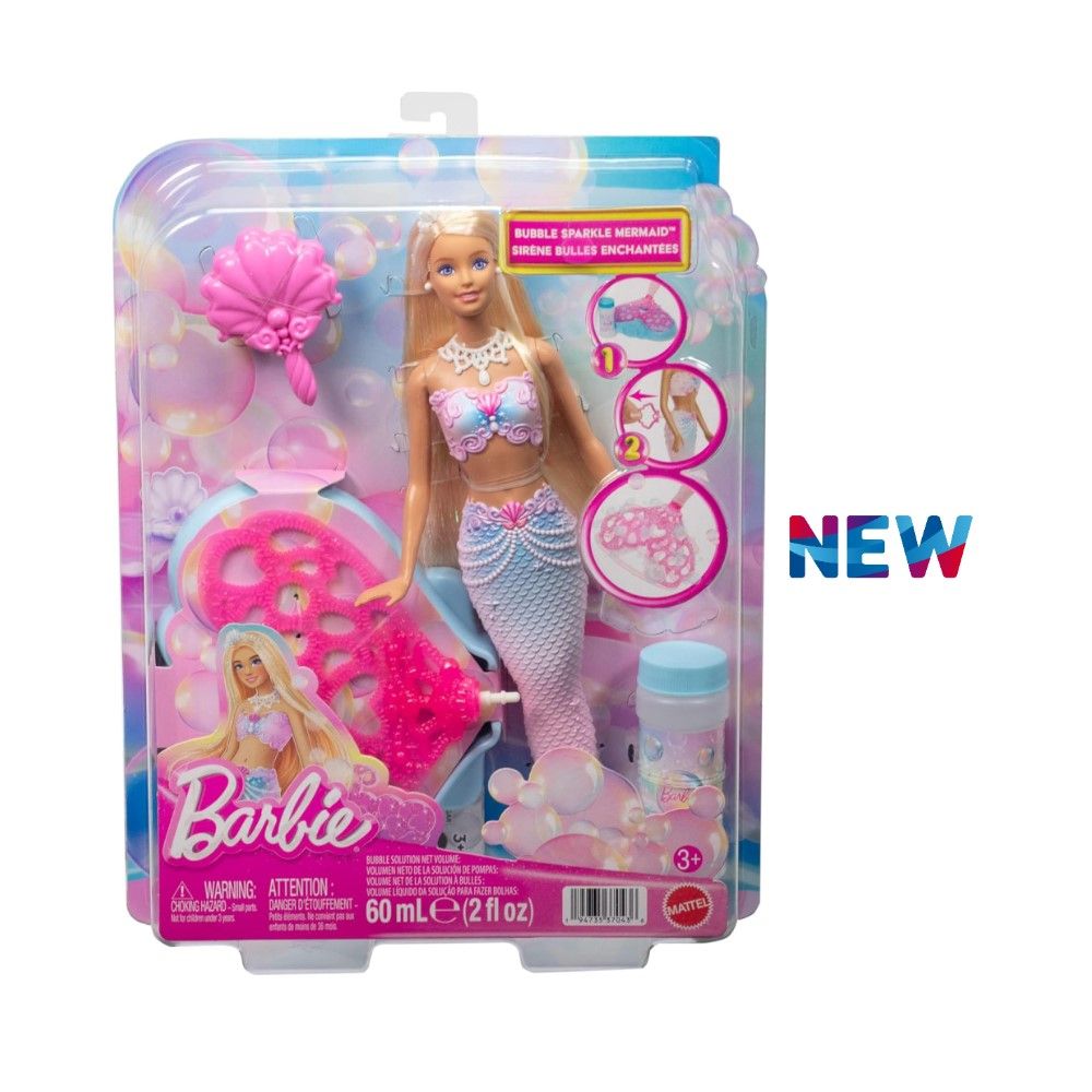 Barbie Sereia Bolhas mágicas