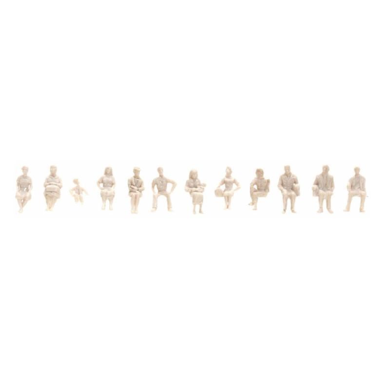 Figuras Sentadas Brancas 1:100