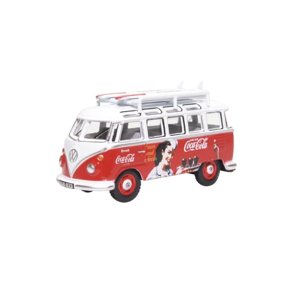 1/76 - VW T1 Bus + Prancha de Surf Coca-Cola