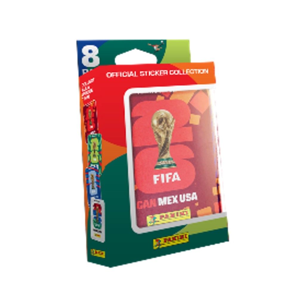 Panini World Cup 2026: Caixa de metal + 8 saquetas