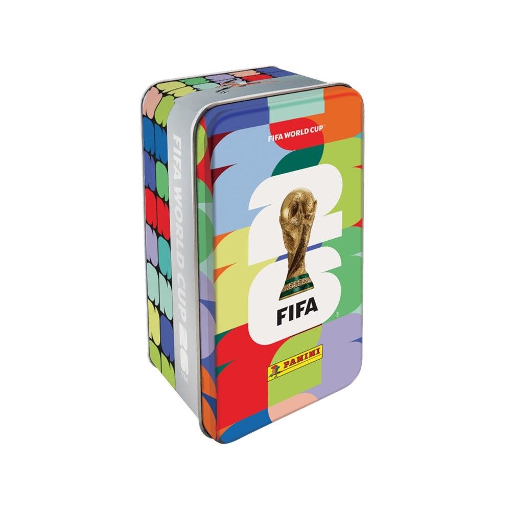 Panini World Cup 2026: Caixa de metal + 16 saquetas