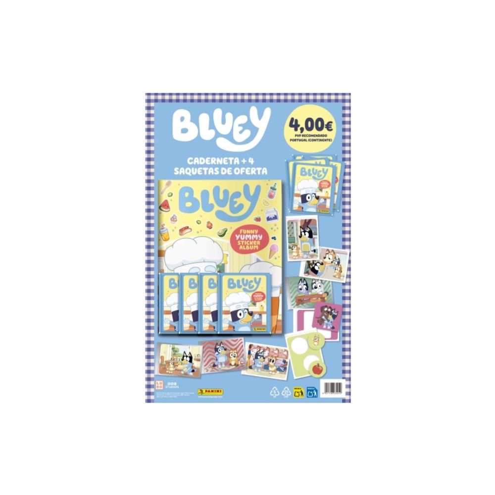 Caderneta de Cromos Bluey