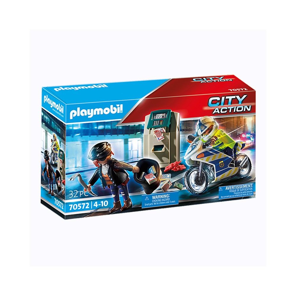 Moto da Polícia: Perseguição do ladrão de dinheiro