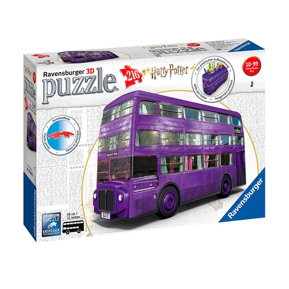 Pzl 3D - Autocarro Harry Potter