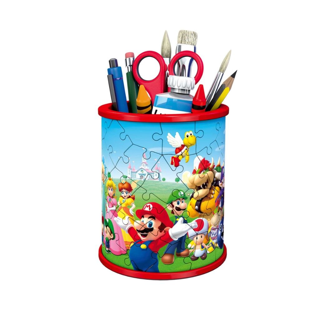 Pzl 3D - Porta Lápis Super Mário