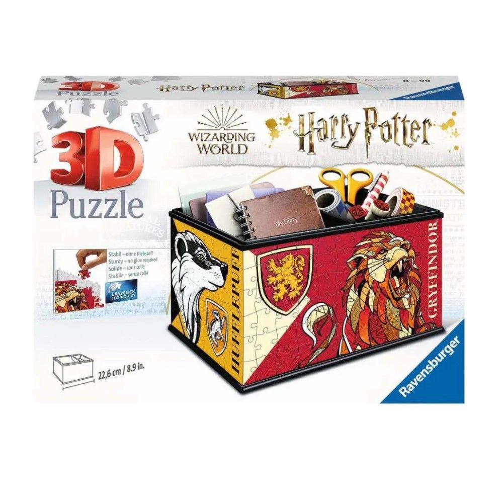 Pzl 3D - Caixa de arrumação Harry Potter