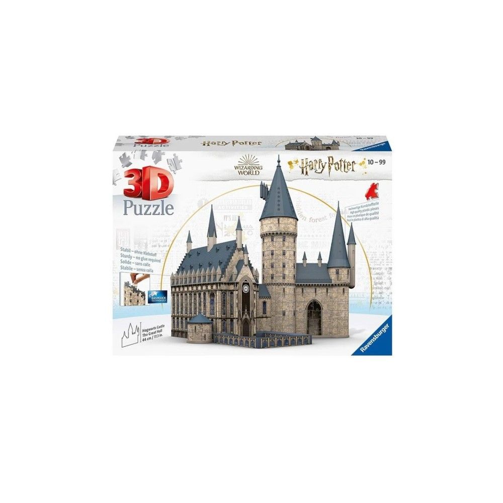Pzl 3D - Castelo de Hogwarts, salão principal