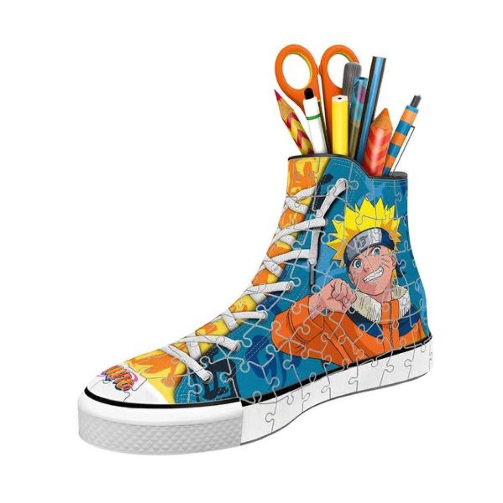 Pzl 3D - Porta Lápis Sapatilha Naruto