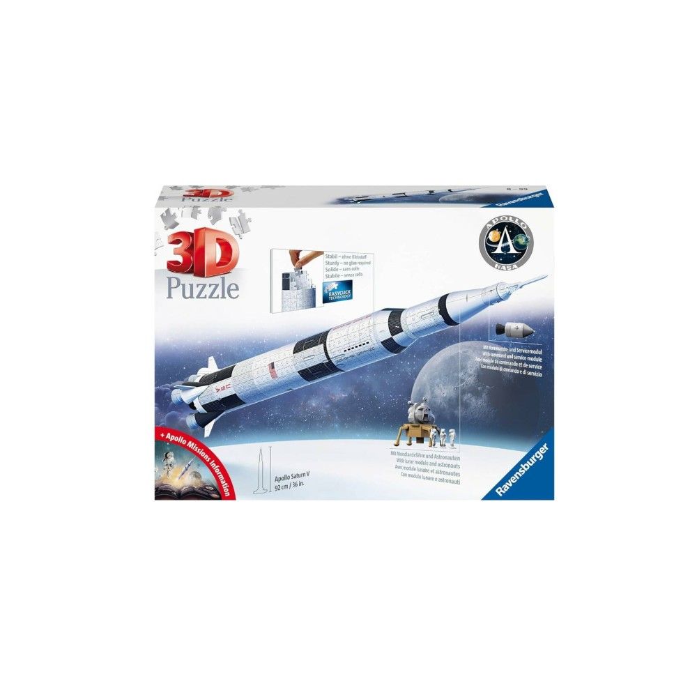 Pzl 3D - Foguetão Apollo Saturno V