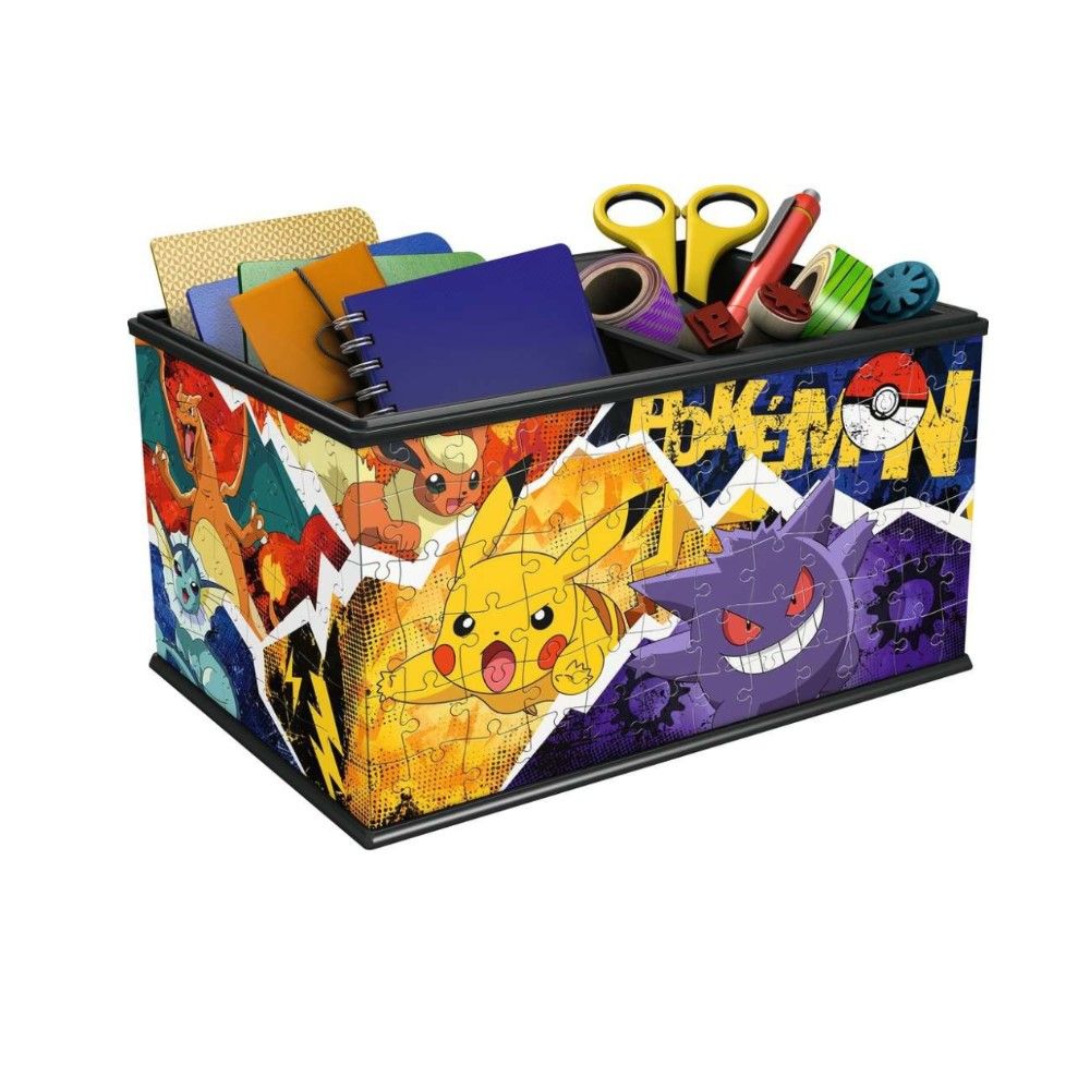 Pzl 3D - Caixa de arrumação Pokemon
