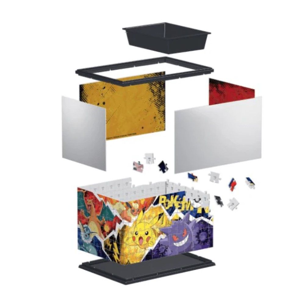Pzl 3D - Caixa de arrumação Pokemon