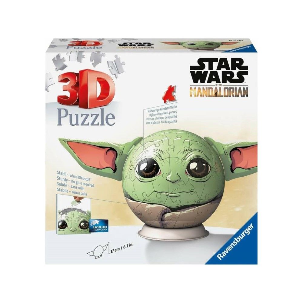 Pzl 3D - Grogu com orelhas