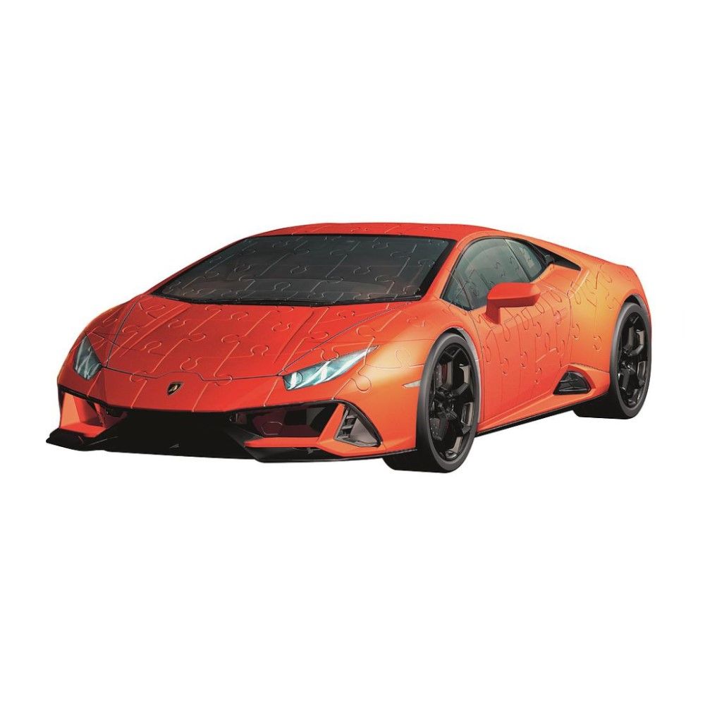 Pzl 3D - Lamborghini Huracán EVO laranja