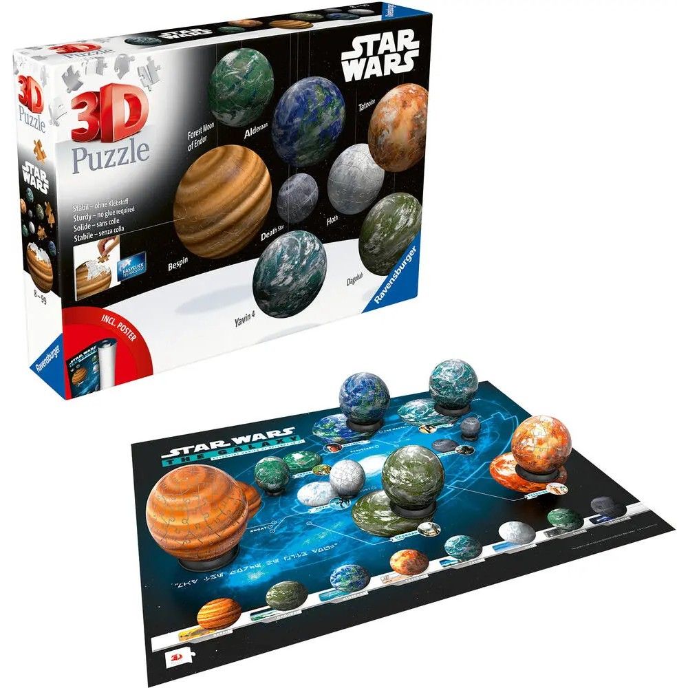 Pzl 3D - Galáxia Star Wars