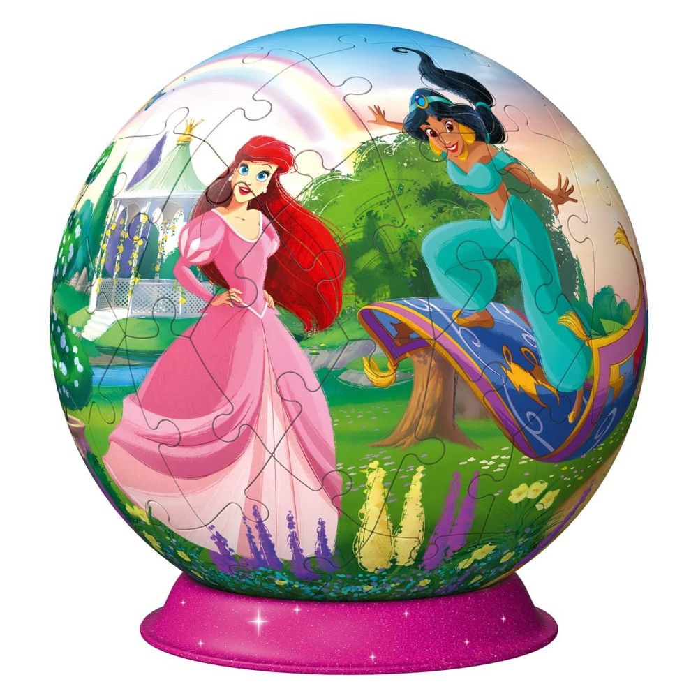 Pzl 3D - Bola Princesas Disney (72 peças)