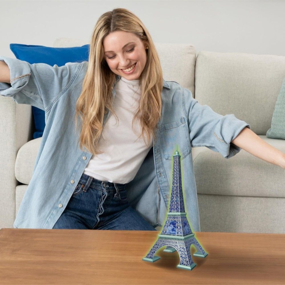 Pzl 3D - Torre Eiffel (brilha no escuro)