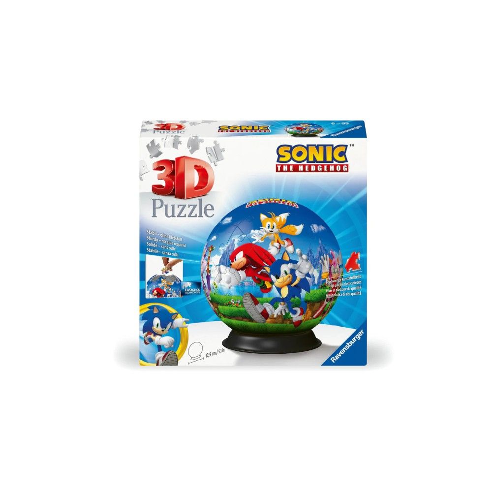 Pzl 3D - Bola Sonic (72 peças)