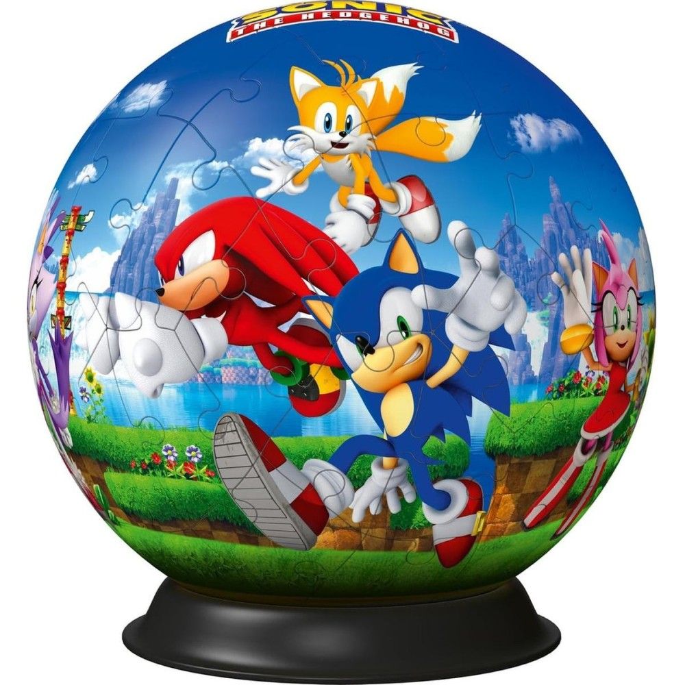 Pzl 3D - Bola Sonic (72 peças)