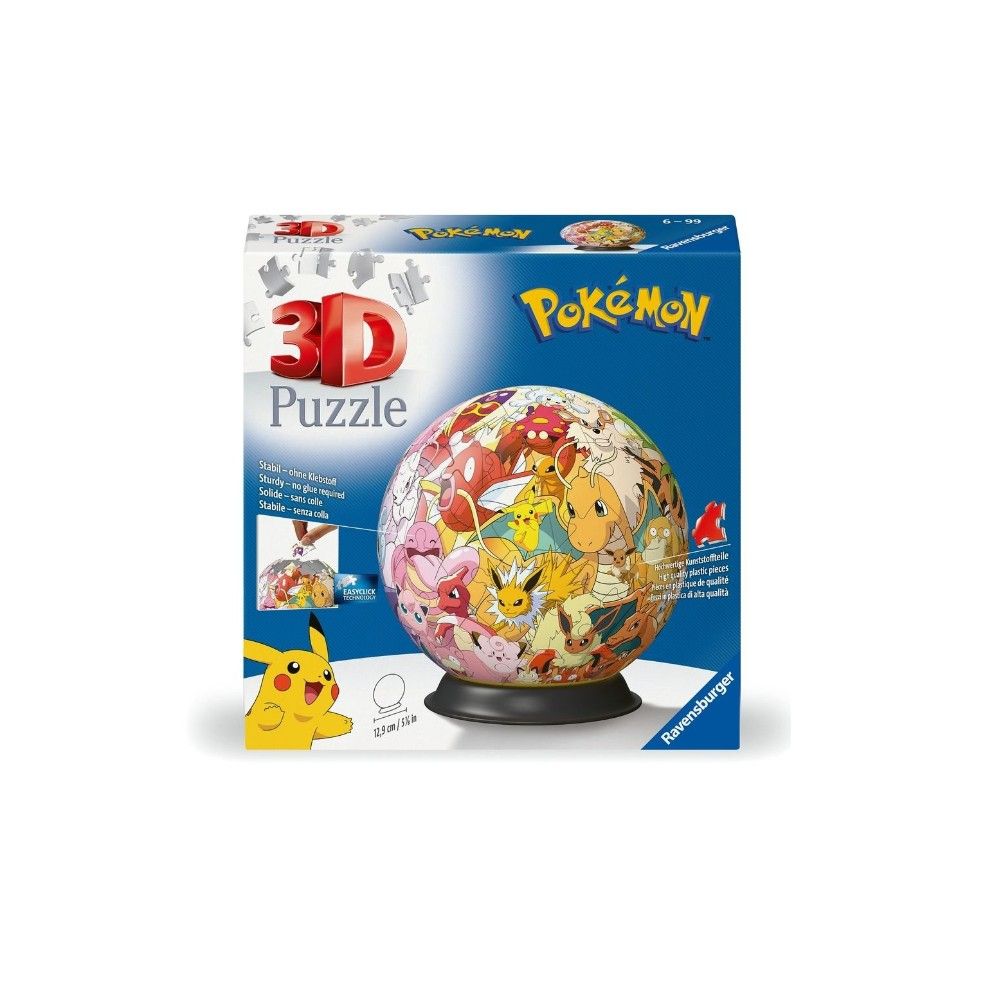 Pzl 3D - Bola Pokemon (72 peças)