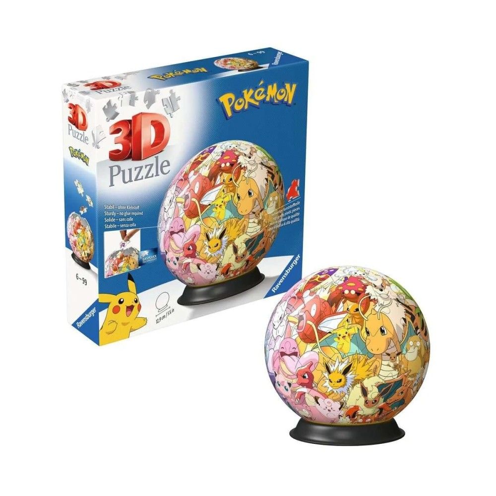 Pzl 3D - Bola Pokemon (72 peças)
