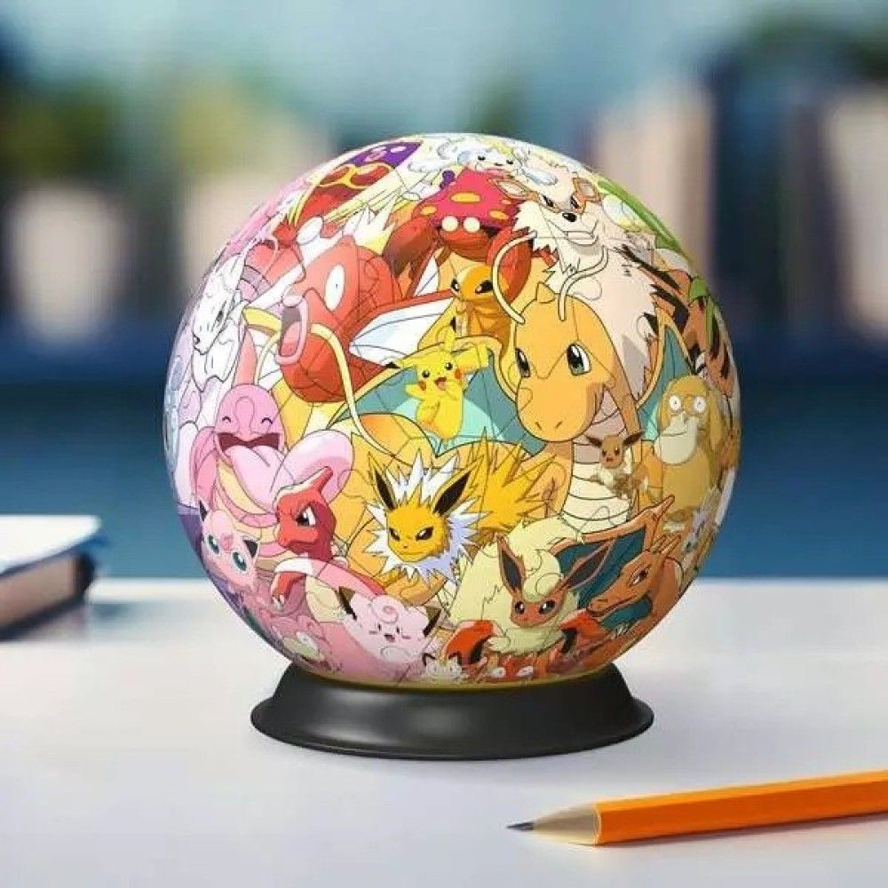 Pzl 3D - Bola Pokemon (72 peças)