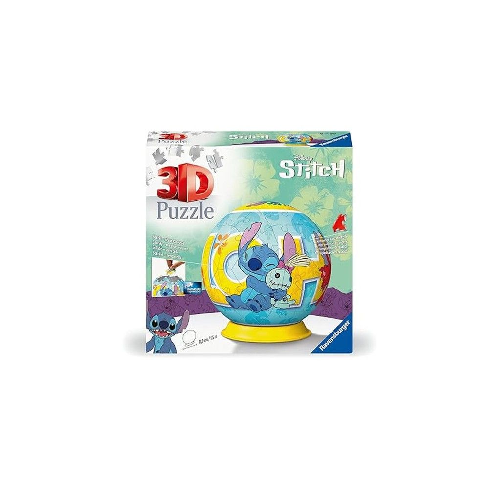 Pzl 3D - Bola Stitch (72 peças)