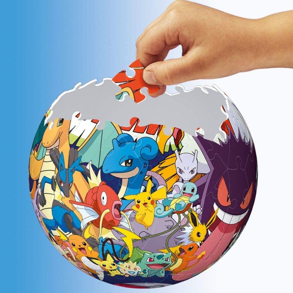 Pzl 3D - Bola Pokemon (72 peças)