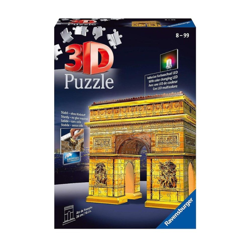 Pzl 3D - Arco de Triunfo (Edição Nocturna)