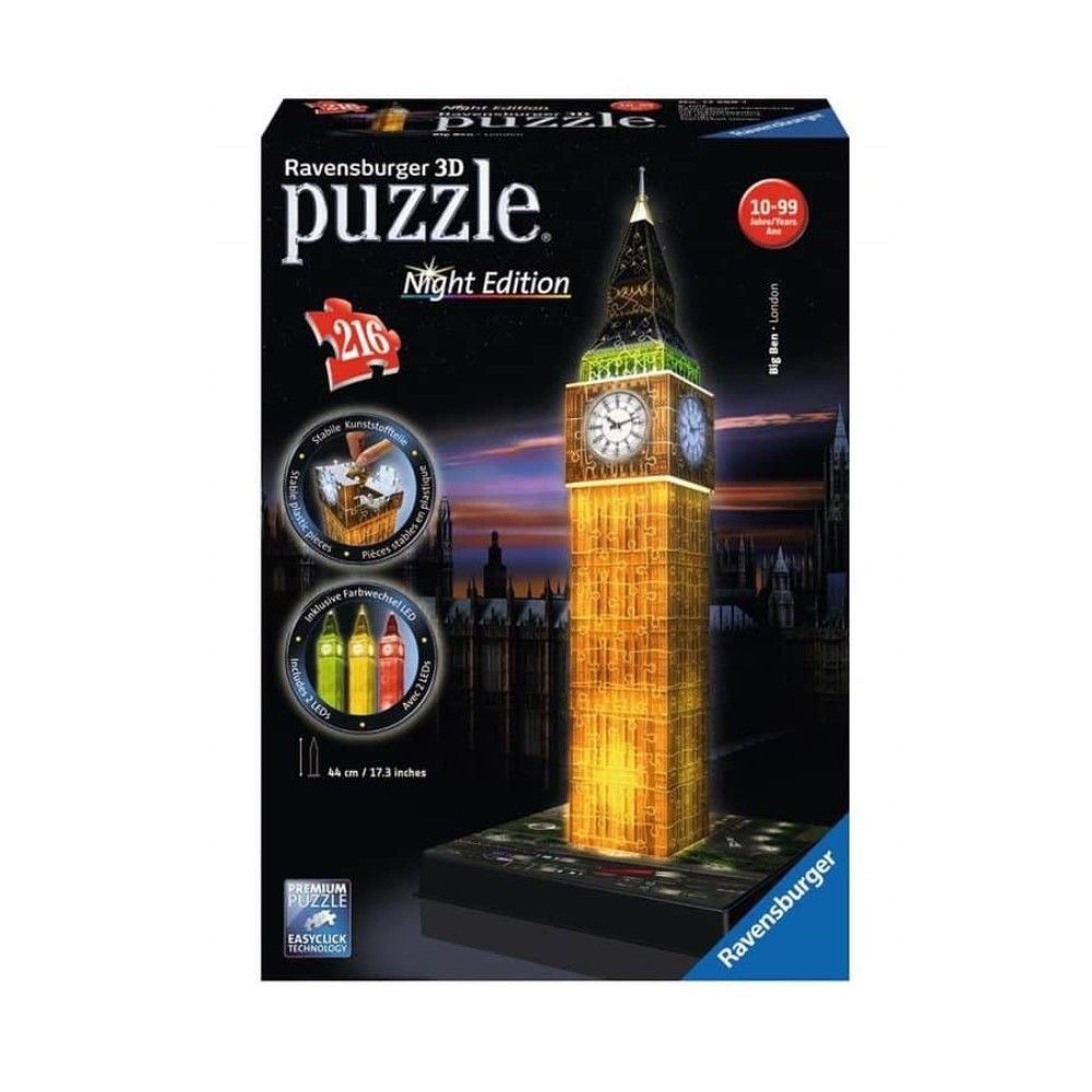Pzl 3D - Big Ben (Edição Nocturna)