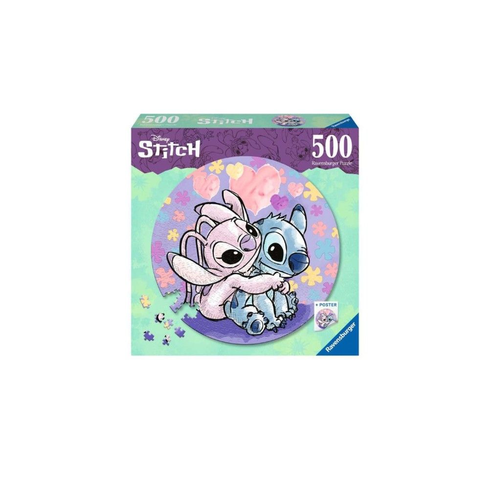 Pzl 500 - Stitch puzzle circular