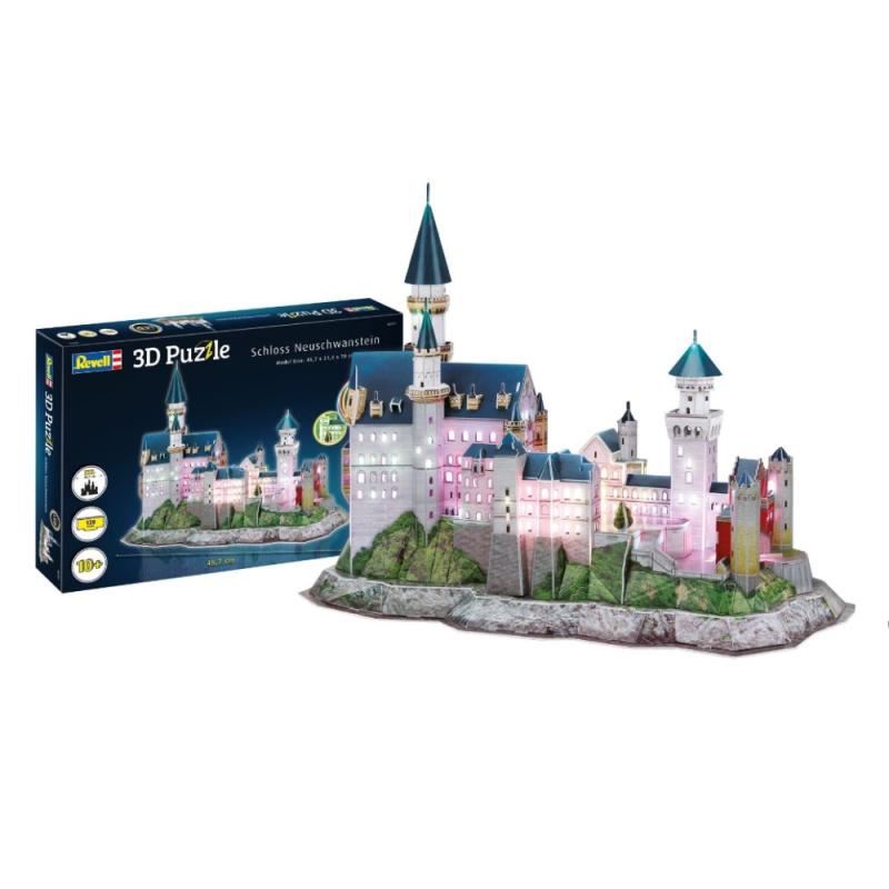 Pzl 3D - Neuschwanstein Castle - LED Edition