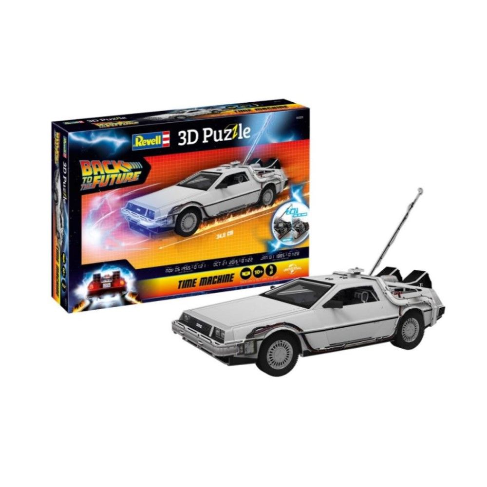 Pzl 3D - DeLorean - Back to the Future