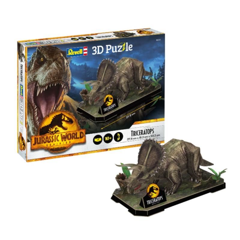 Pzl 3D - Jurassic World Dominion - Triceratops