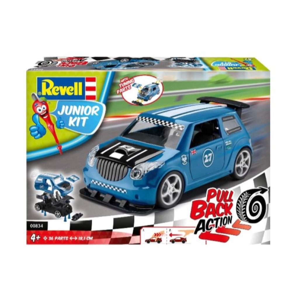 Junior Kit - Carro de Rallye, azul