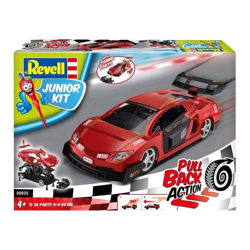 Junior Kit - Carro de Corrida, vermelho