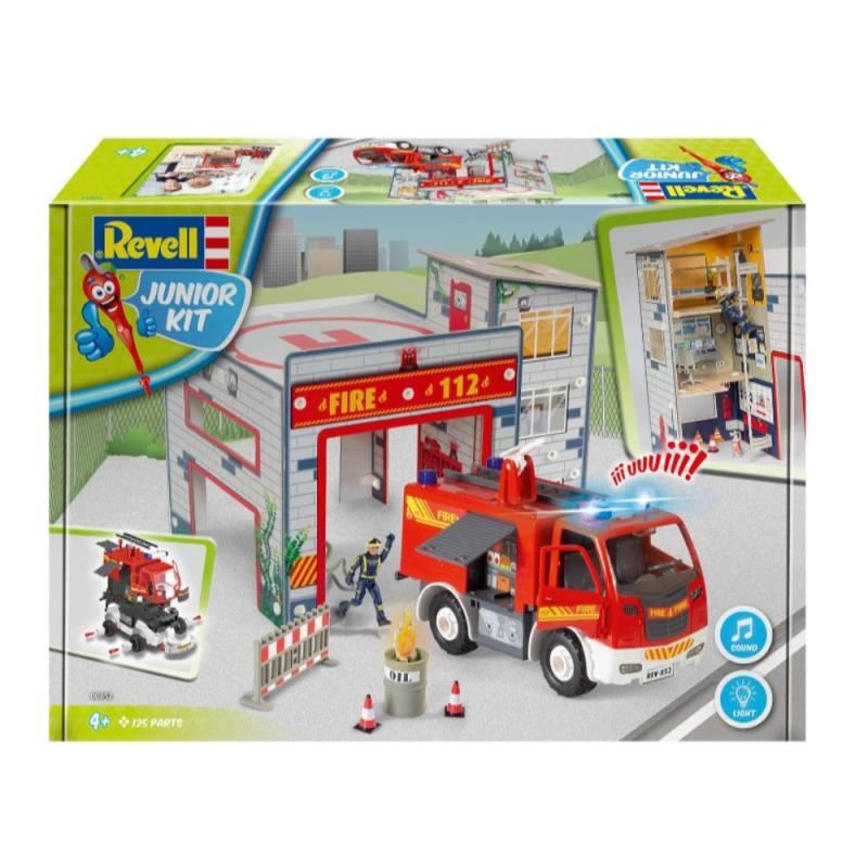 Junior Kit - Conjunto Quartel de Bombeiros + Camião