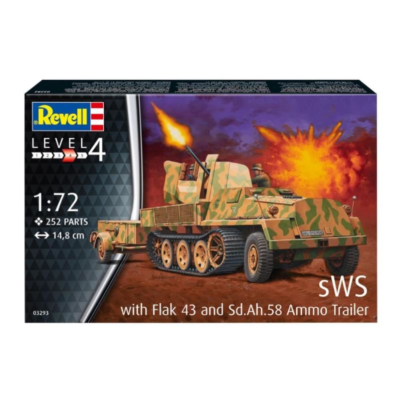 Kit - sWS with Flak43 and Sd.Ah58 Ammo Trailer