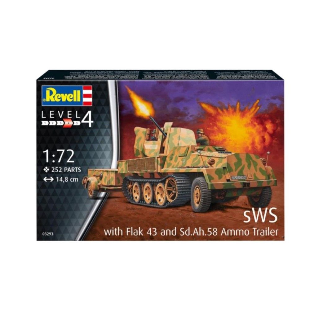 Kit - sWS with Flak43 and Sd.Ah58 Ammo Trailer