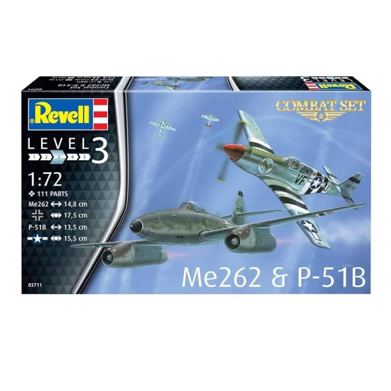 Kit - Combat Set Messerschmitt Me262 & P-51B Mustang