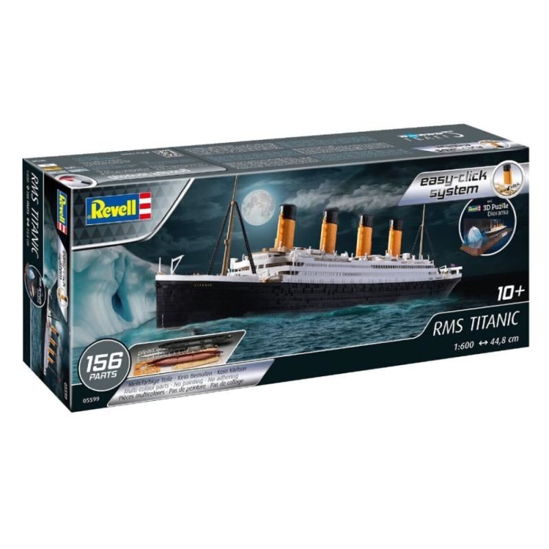 RMS Titanic + 3D Puzzle(Iceberg) easy-click-system