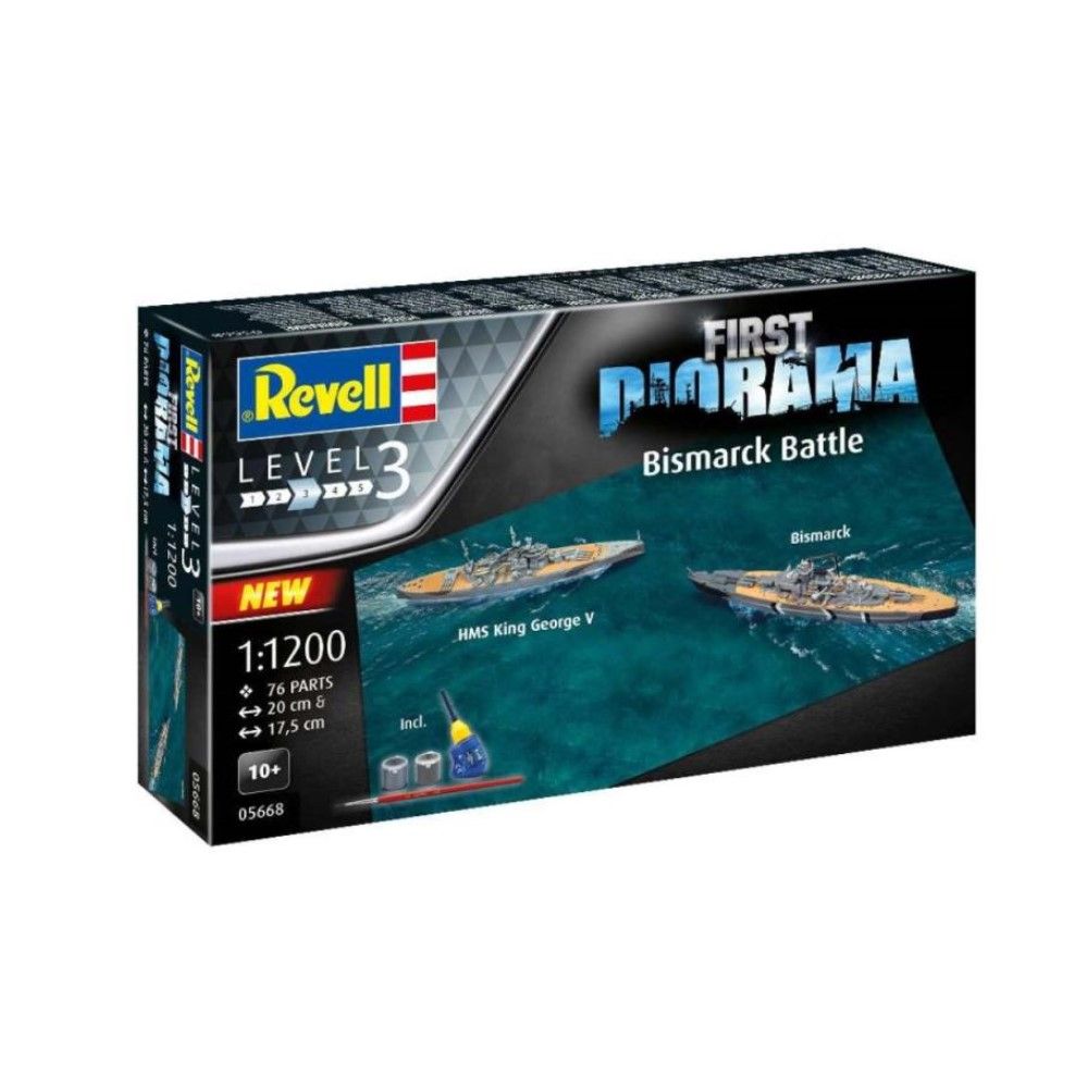 Kit 1/200 - First Diorama Set - Bismarck Battle