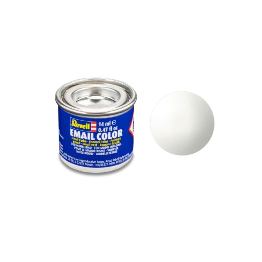 Gloss "White" (RAL 9010) Email Color Enamel - 14ml