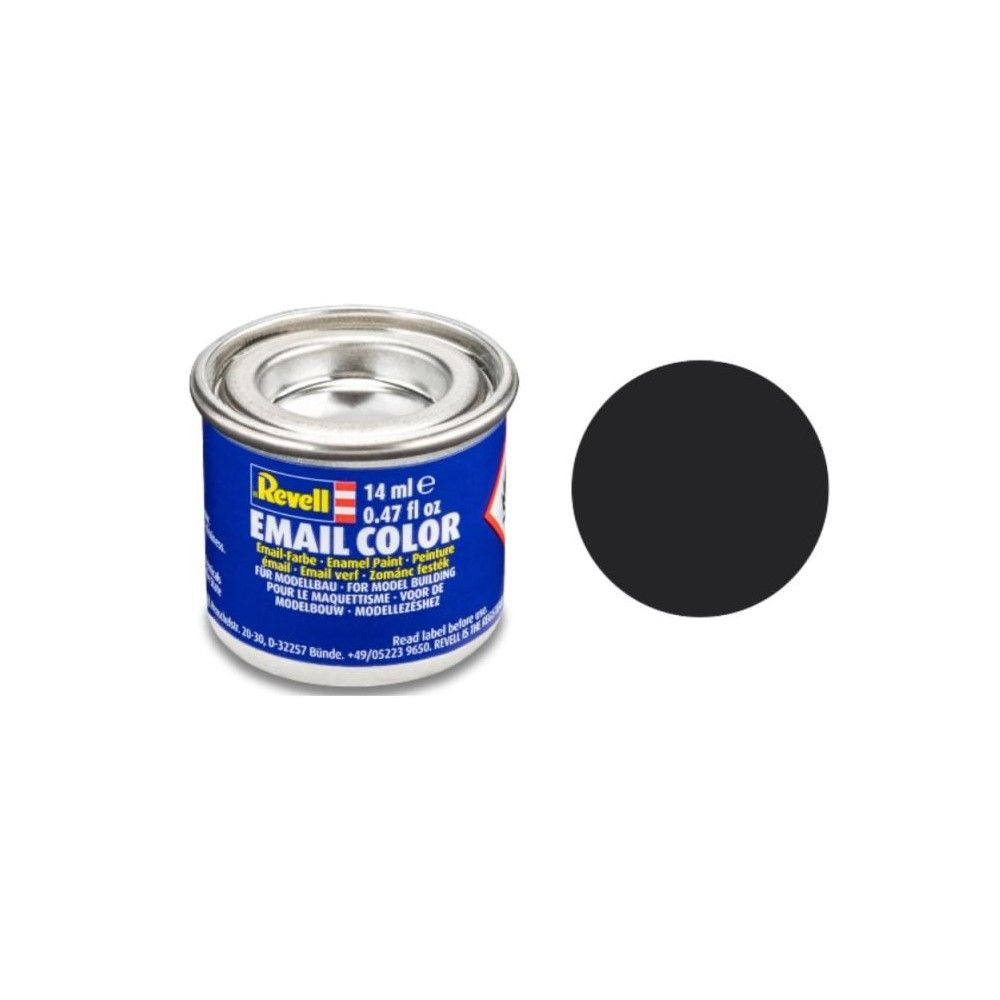 Matt "Tar Black" (RAL 9021) Email Color - 14ml