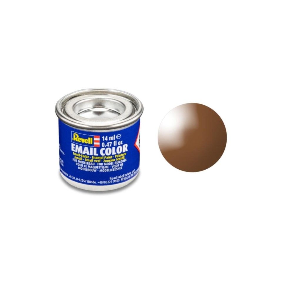 Gloss "Mud Brown"(RAL 8003)Email Color Enamel 14ml