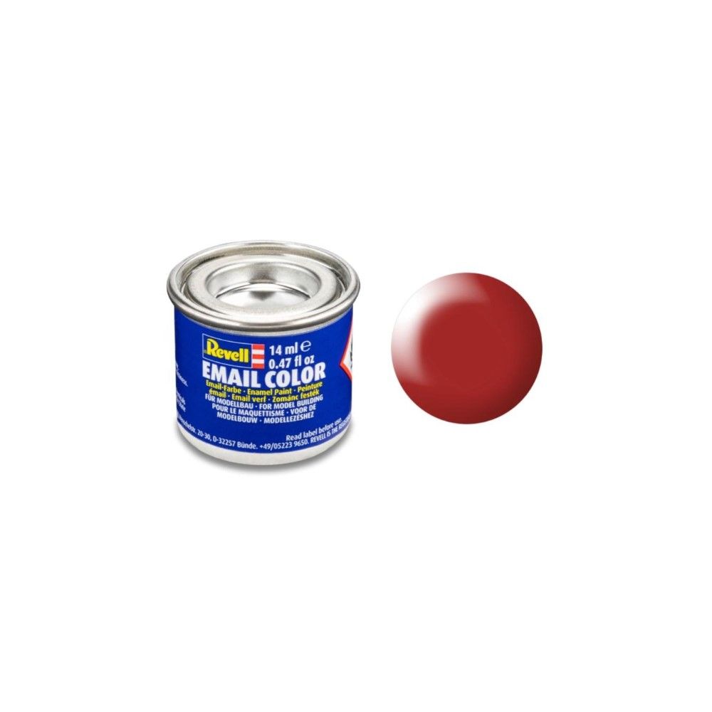 Silk "Fiery Red" (RAL 3000)Email Color Enamel 14ml