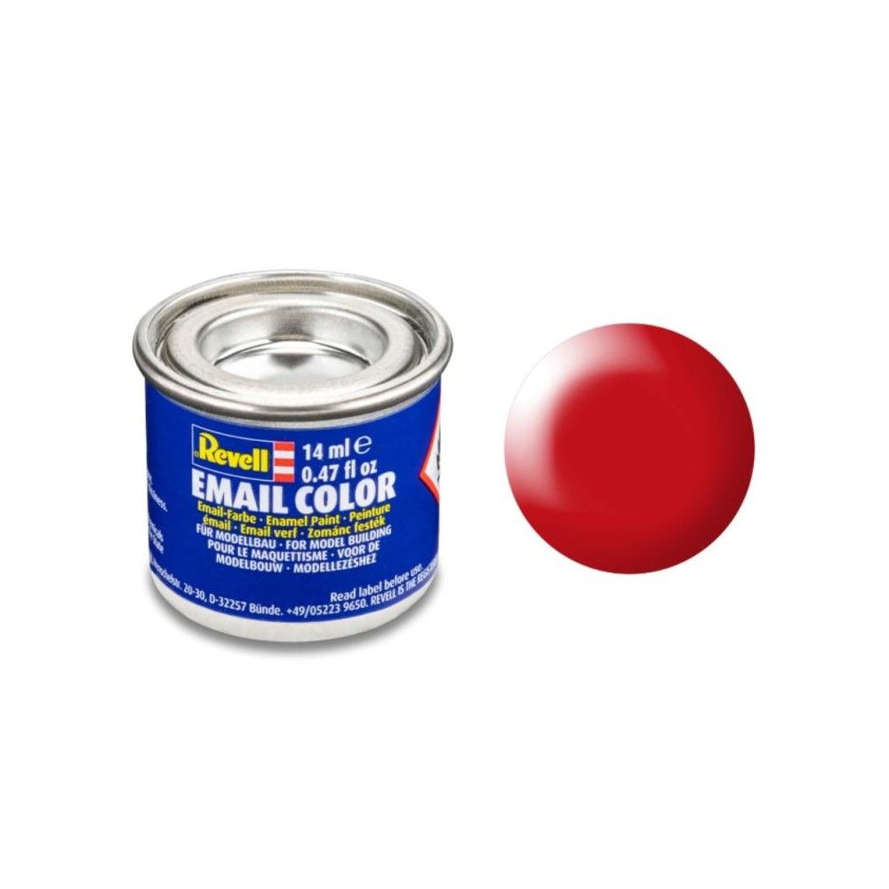 Silk "Luminous Red" (RAL 3026) Email Color - 14ml