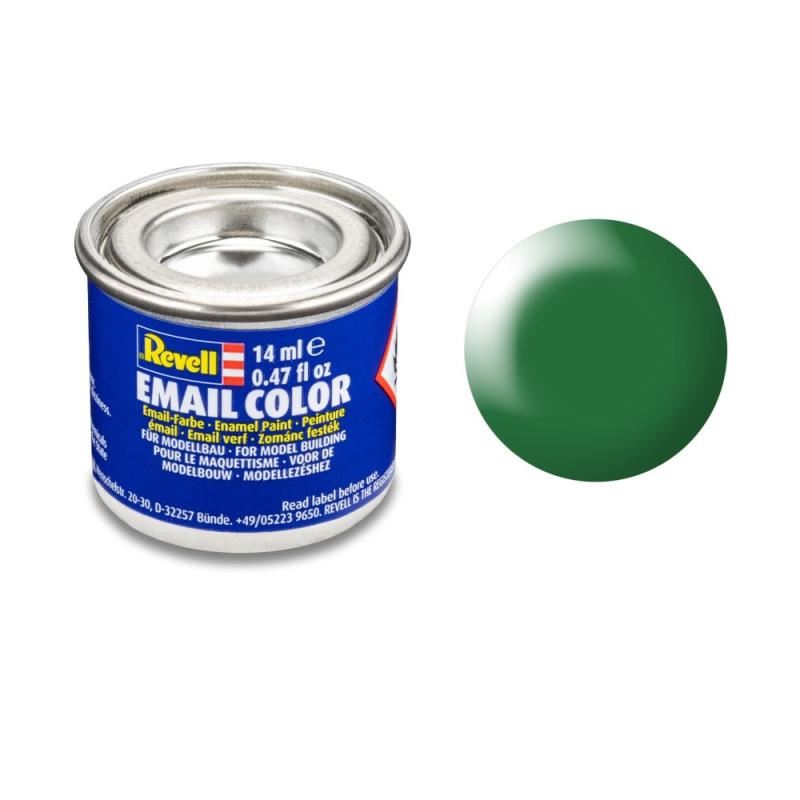 Silk "Leaf Green"(RAL 6001)Email Color Enamel 14ml