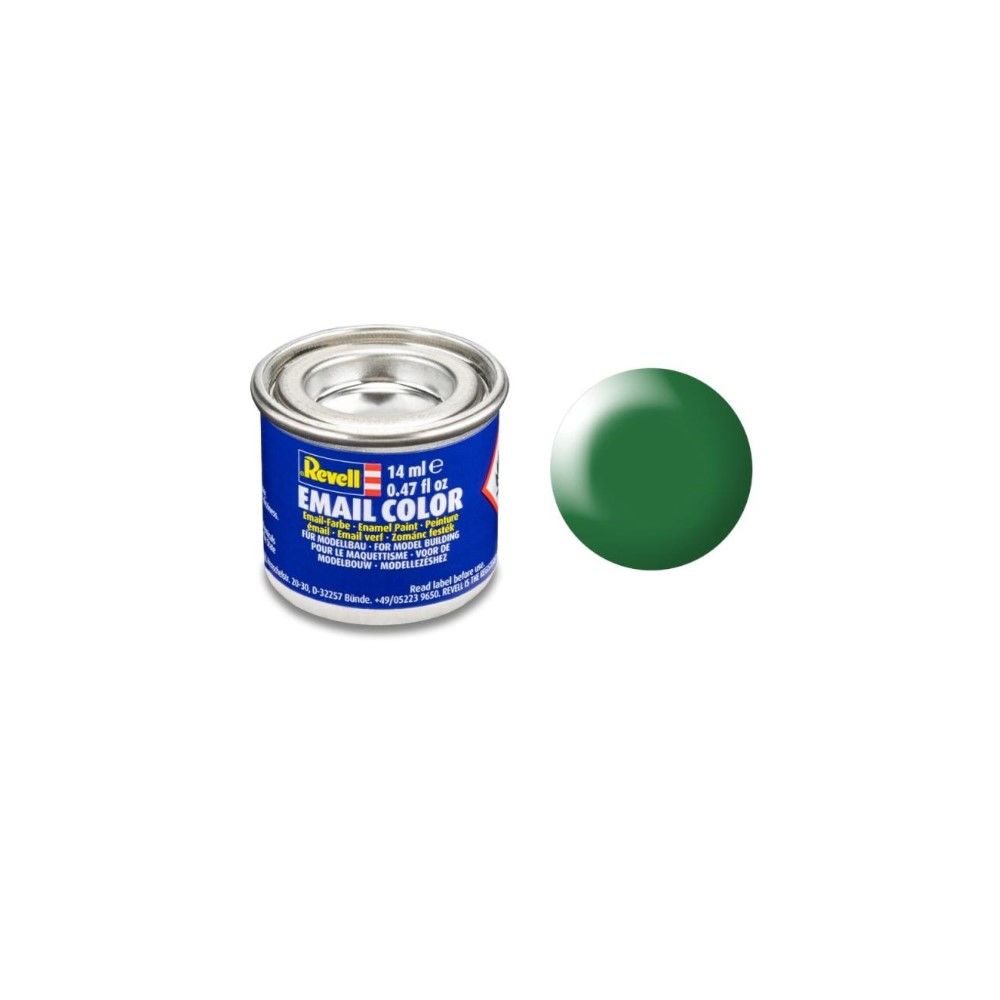 Silk "Leaf Green"(RAL 6001)Email Color Enamel 14ml
