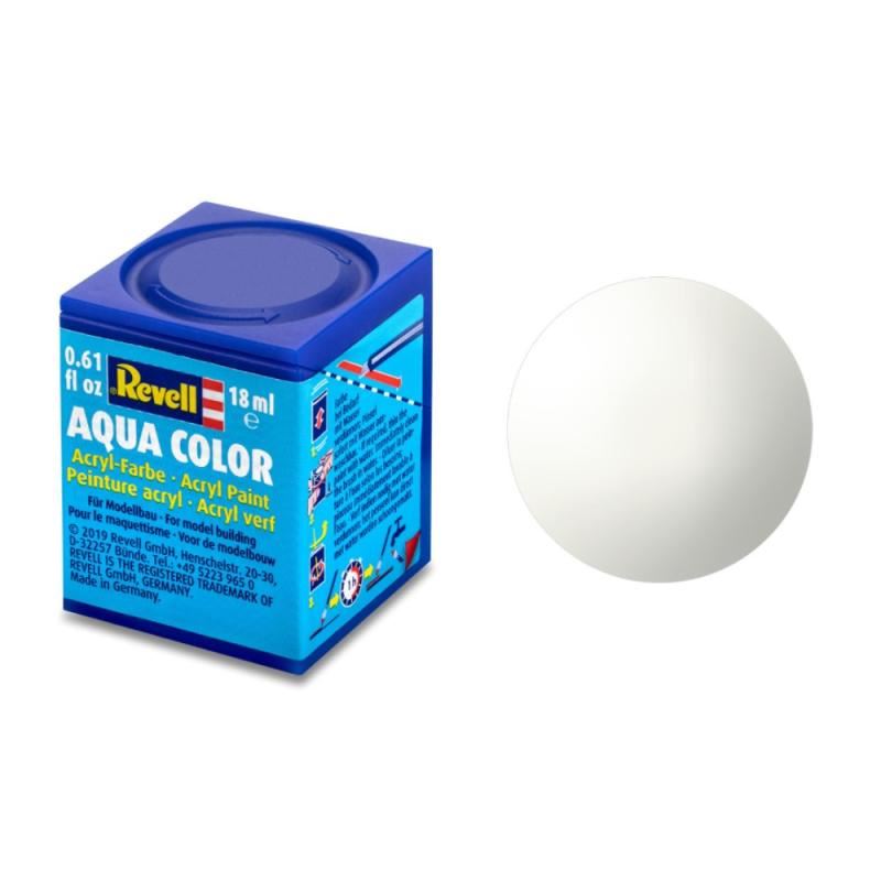 Gloss "White" (RAL 9010) Aqua Color Acrylic - 18ml