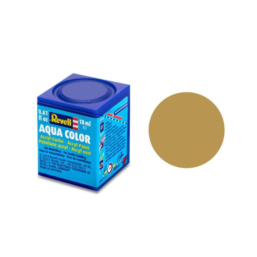 Matt "Sandy Yellow" (RAL 1024) Aqua Color - 18ml